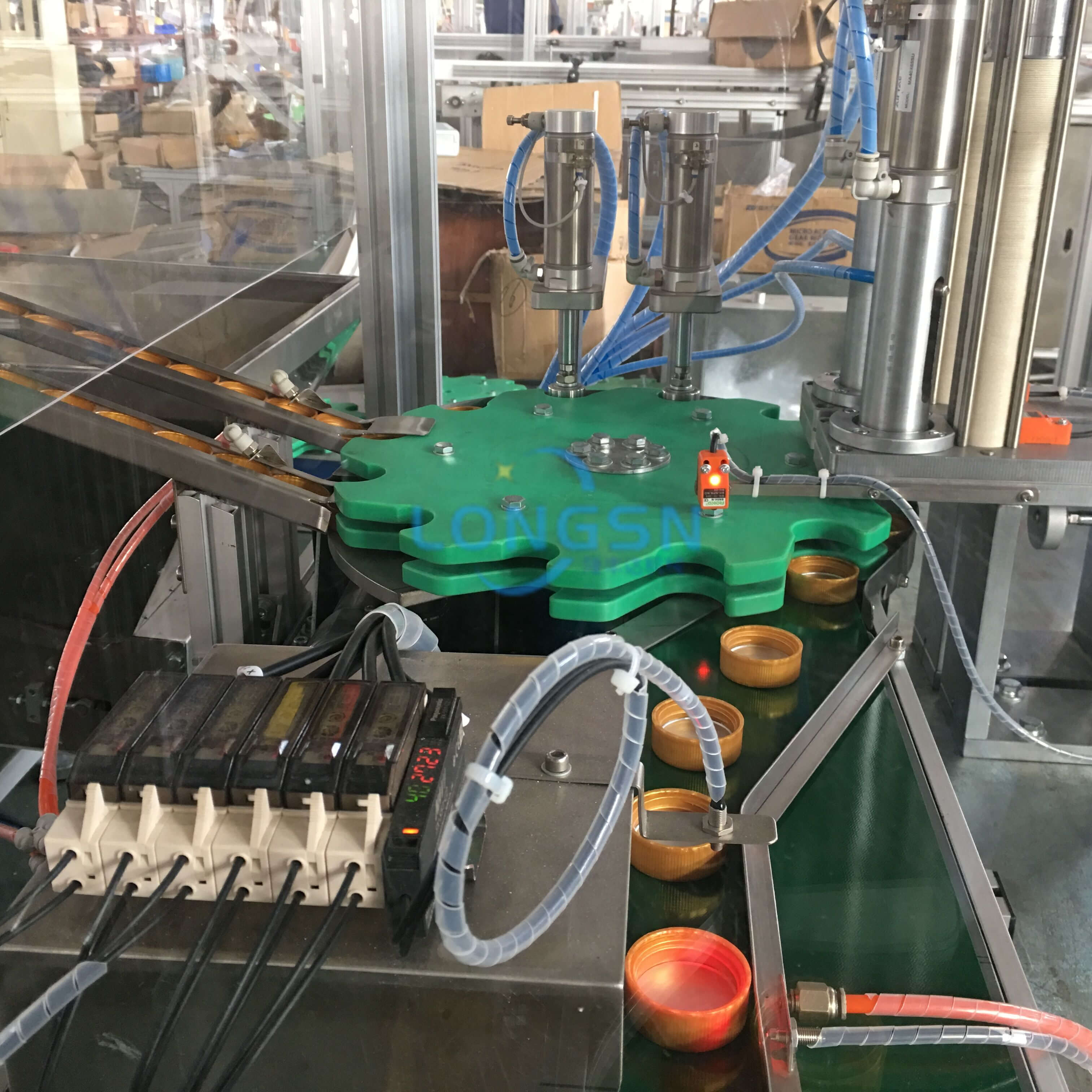 Cap -Montagemaschine