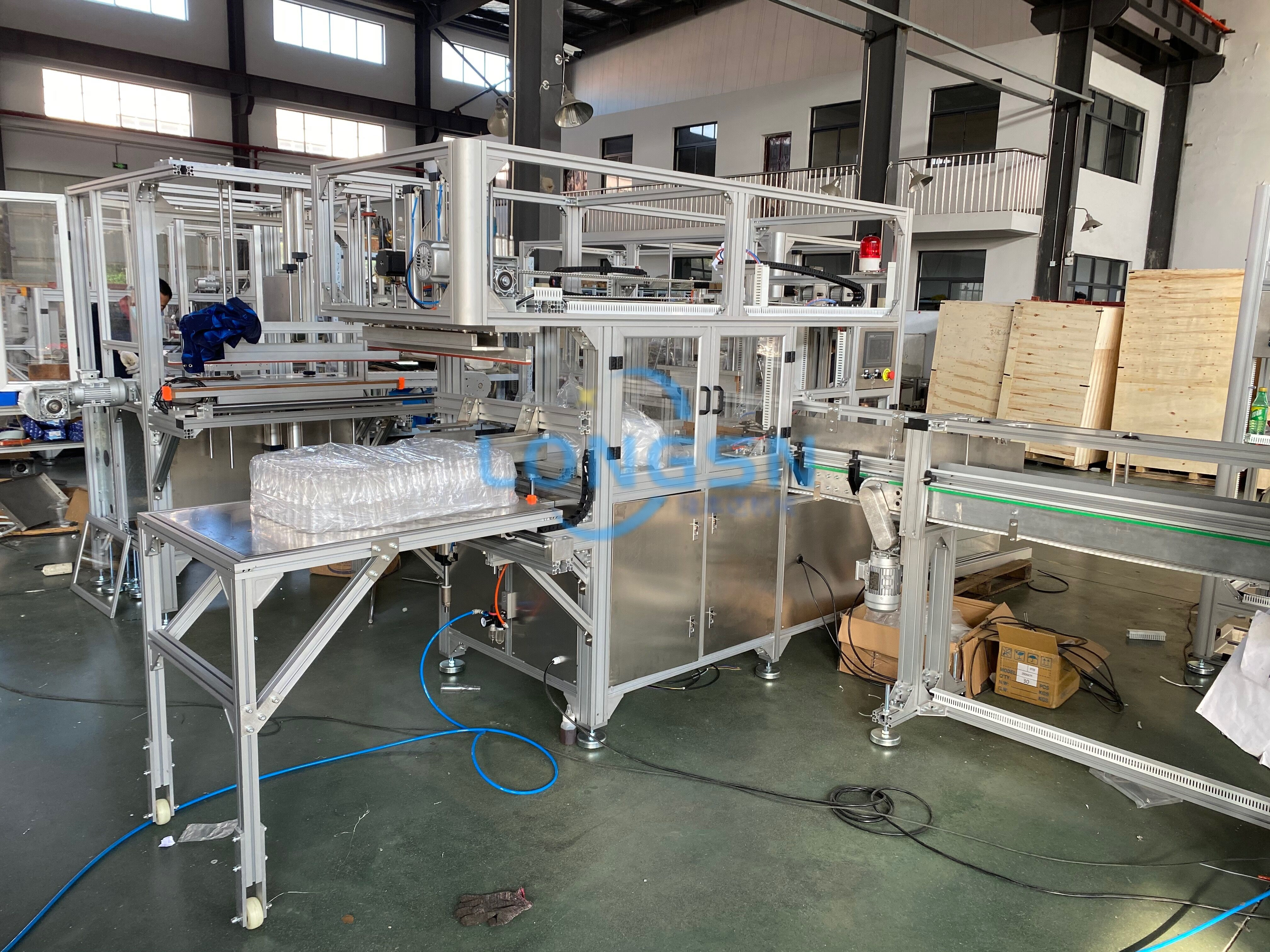 leere Flaschensackmaschine