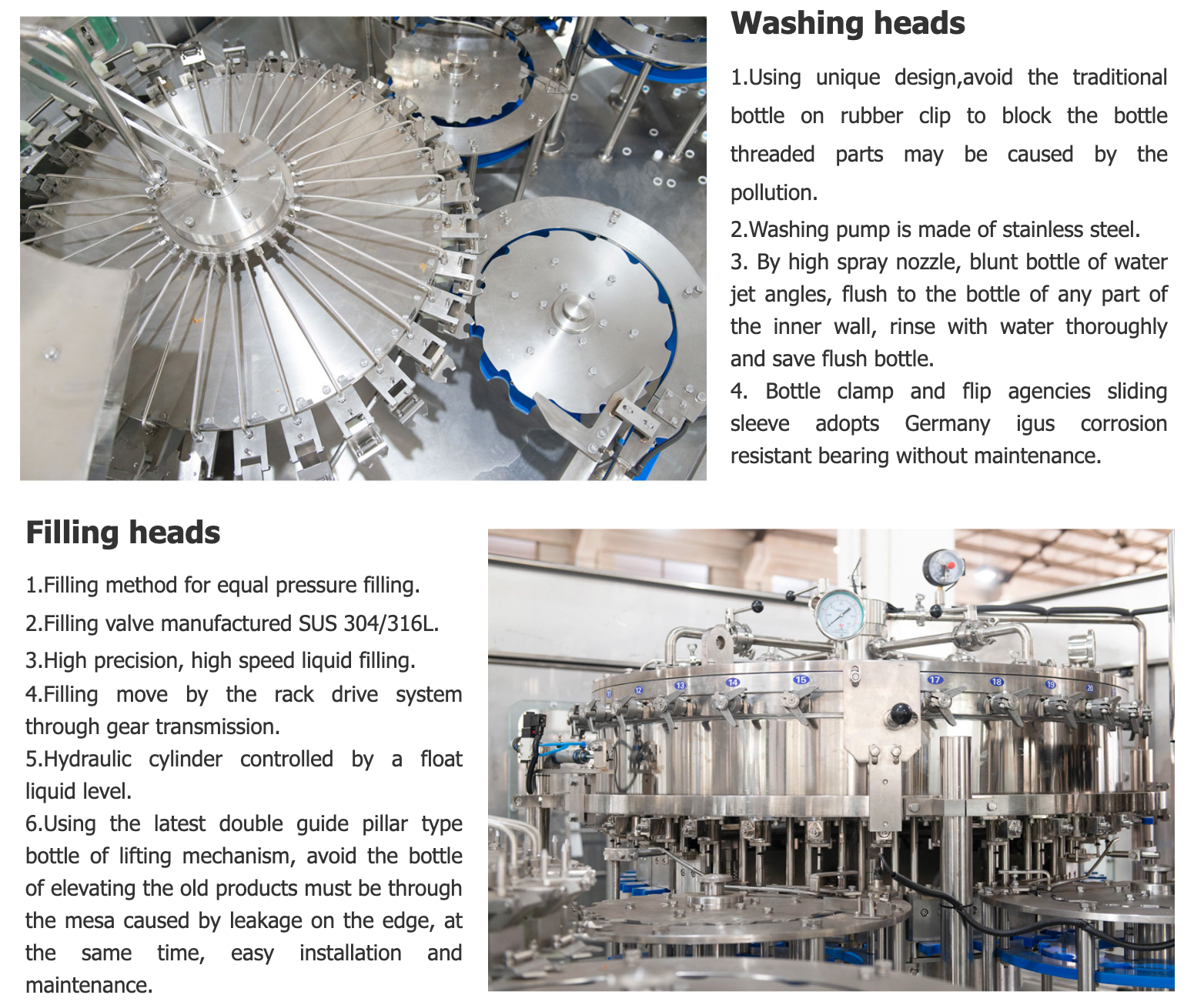 kohlens&auml;urehaltiger F&uuml;llmaschine