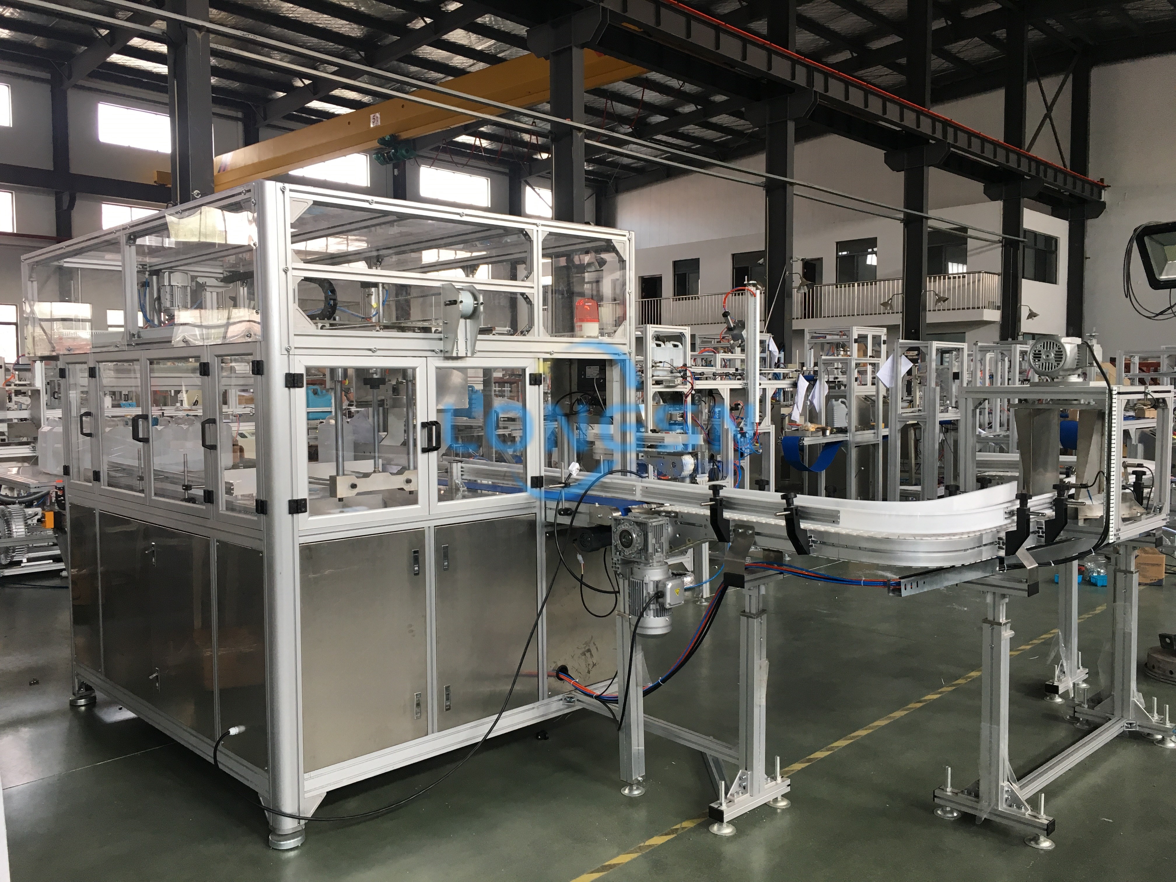 leere Flaschenverpackungsmaschine