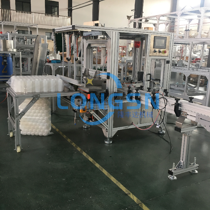 leere Flaschenverpackungsmaschine