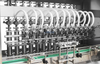 Automatische lineare Flaschenkolbenöl- / Handdesinfektionsmittel-Abfüllmaschine