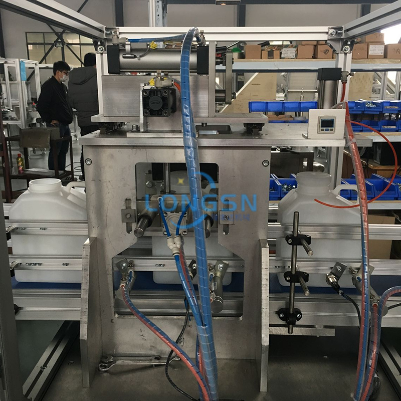 Automatisierung Plastikflaschenhalshaltermaschine