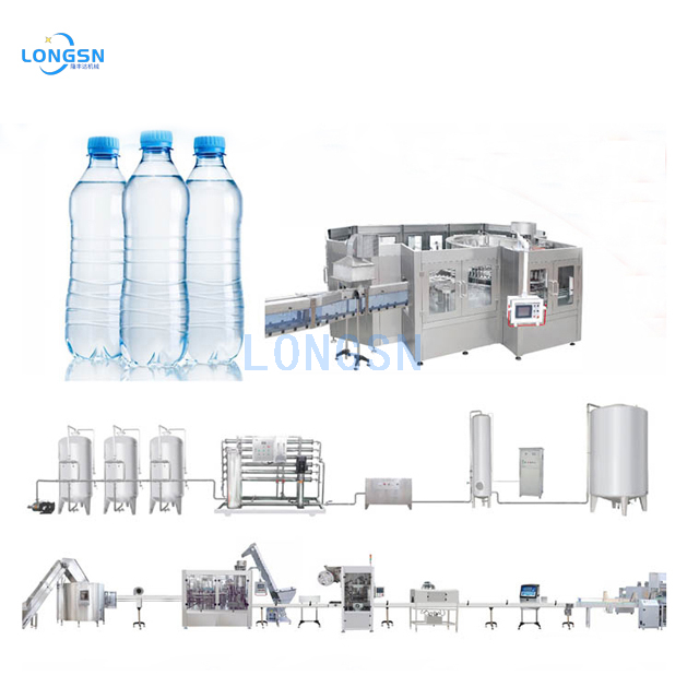 Vollautomatische 3-in-1-Mini-Kleinunternehmen-Flaschen-Mineral-reine Trinkwasser-Füllmaschine