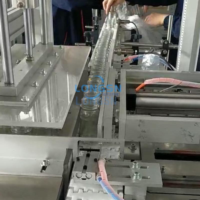 leere Flaschenverpackungsmaschine